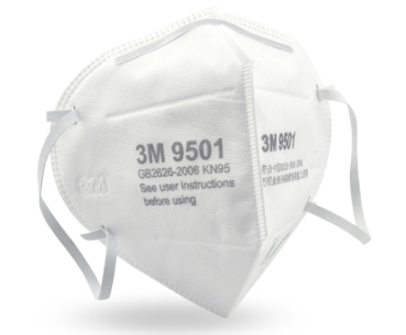3M9501（耳帶式，折疊式,2片裝）防顆粒物口罩